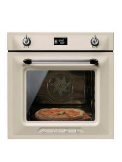 Smeg Sf6922Ppze Victoria 60Cm Built-In Single Electric Oven - Cream